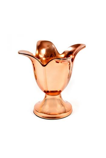 Rose Gold Tulip Vase