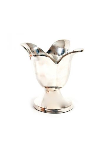 Silver Tulip Vase