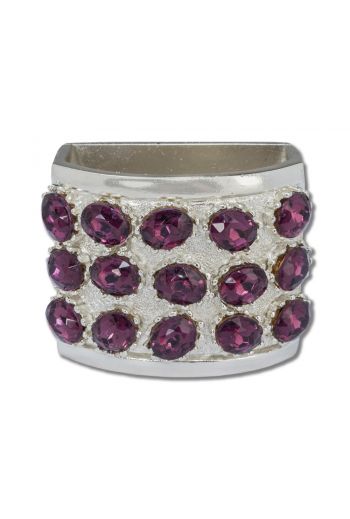 Purple Studded Napkin Ring