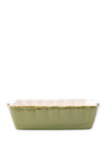 Vietri Italian Bakers Green Small Rectangular Baker