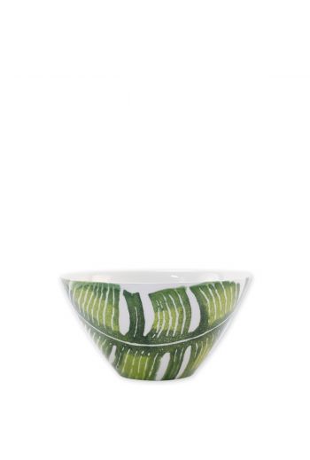 Vietri Into the Jungle Banana Leaf Cereal Bowl