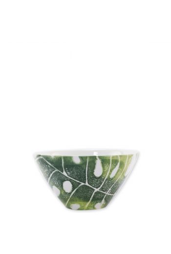 Vietri Into the Jungle Monstera Leaf Cereal Bowl