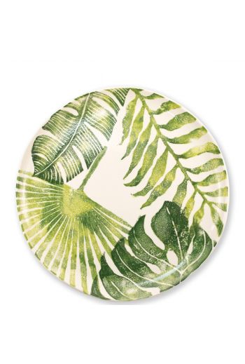 Vietri Into the Jungle Multi-Leaf Round Platter