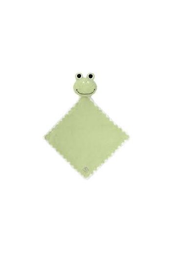 Kashwere Kreatures Apple Green Frog with White Trim - 15" x 15"
