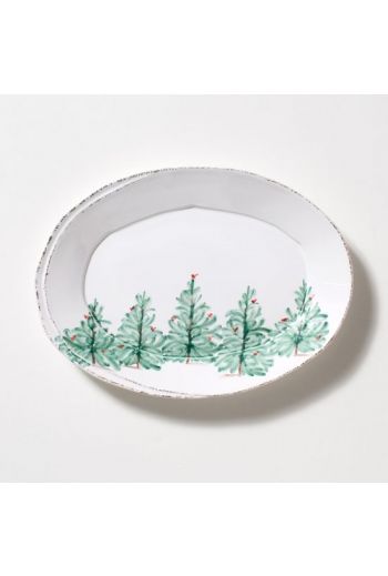  Lastra Holiday Small Oval Platter