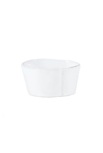 Lastra White Condiment Bowl