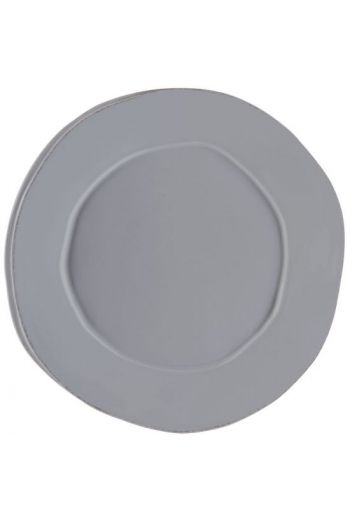 Lastra Gray Round Platter