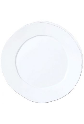 Lastra White Round Platter