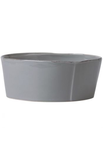 Lastra Gray Large Serving Bowl