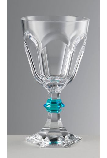Mario Luca Rolling Stone Goblet Turquoise - Set of 6