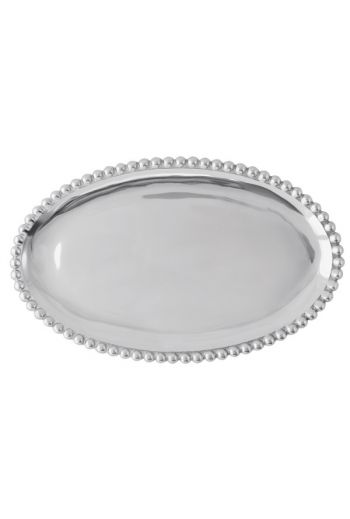 Pearled Oval Platter