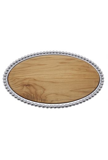Pearled Maple Oval Cheese Board