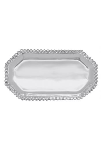 Pearled Octagonal Statement Tray