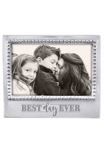 BEST DAY EVER Beaded 4x6 Statement Frame
