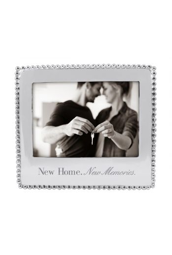 NEW HOME. NEW MEMORIES. Beaded 5x7 Statement Frame