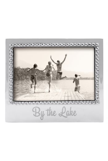 BY THE LAKE Beaded 4x6 Frame