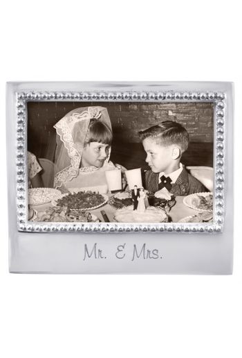 MR. & MRS. Beaded 4x6 Frame