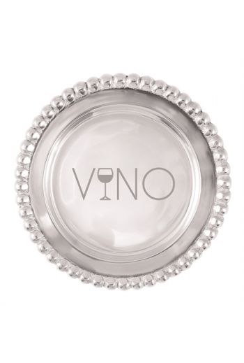 VINO Beaded Wine Plate