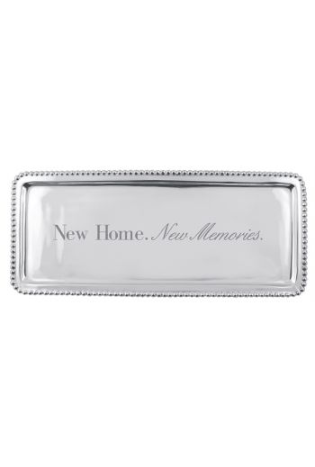 NEW HOME. NEW MEMORIES. BEADED LONG TRAY
