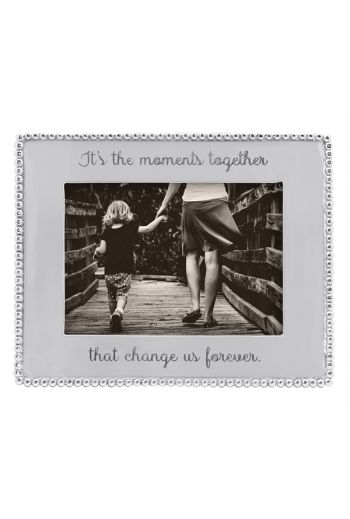 IT'S THE MOMENTS TOGETHER BEADED 5X7 FRAME