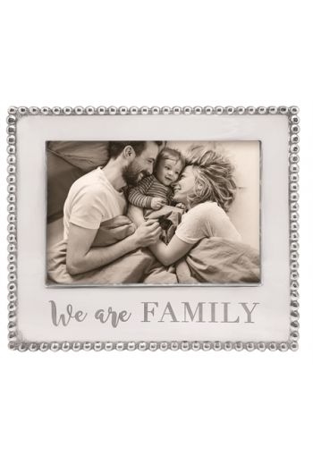 WE ARE FAMILY BEADED 5X7 FRAME