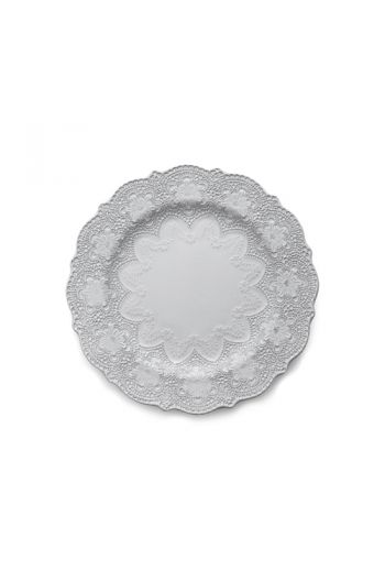 Merletto White Dinner Plate