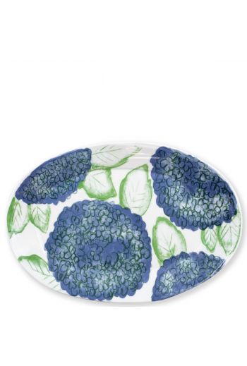 Vietri Melamine Hydrangea Oval Platter