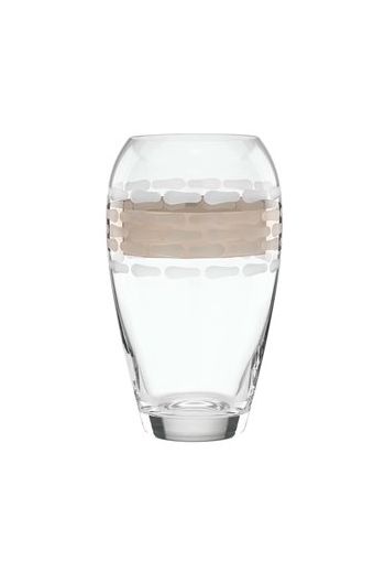 Wainwright Truro Platinum Glass Vase - 9" x 5.25"