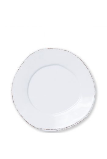 Vietri Melamine Lastra White Salad Plate