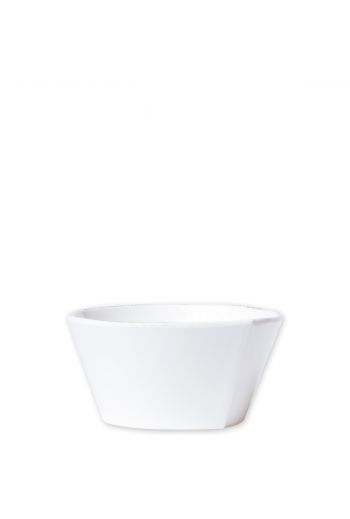 Vietri Melamine Lastra White Stacking Cereal Bowl