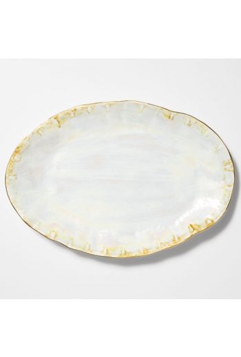 Vietri Perla Oval Platter