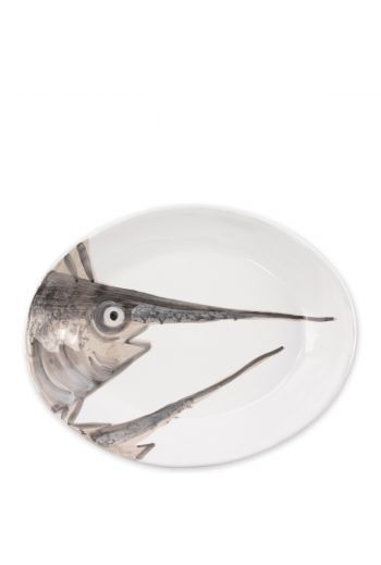 Vietri Marina Swordfish Oval Bowl