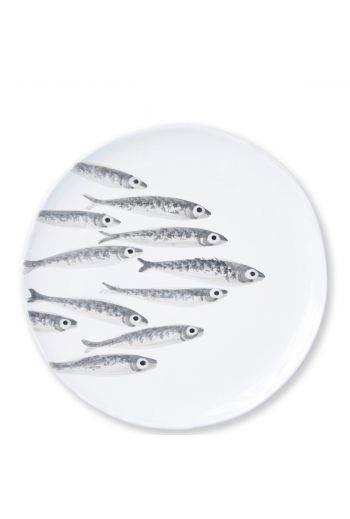 Vietri Marina Minnows Round Platter