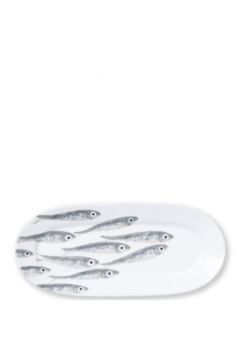 Vietri Marina Minnows Small Oval Platter