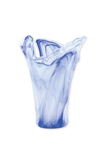 Vietri Onda Glass Cobalt Large Vase