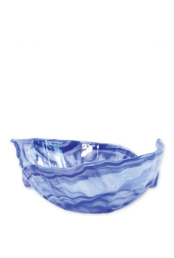 Vietri Onda Glass Cobalt Round Bowl