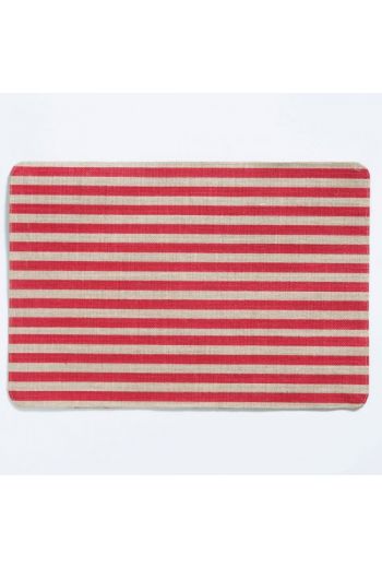 OLD ST NICK RED AND NATURAL STRIPED