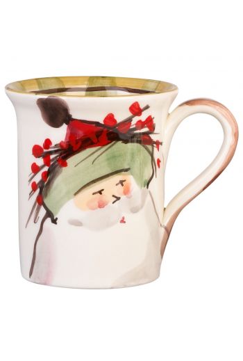 Vietri Old St. Nick Mug - Green Hat