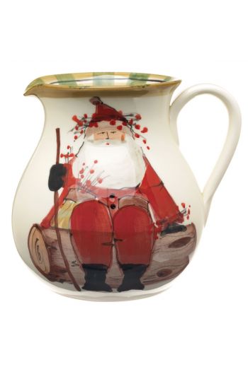 Vietri Old St. Nick Round Body Pitcher