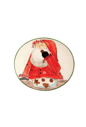 Vietri Old St. Nick Cookie Plate