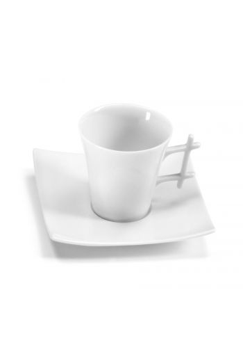 Medard de Noblat Oxygene Blanc Tea Cup And Saucer