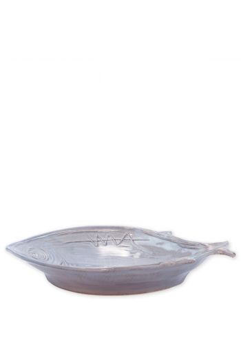 Vietri Pescatore Gray Figural Large Bowl