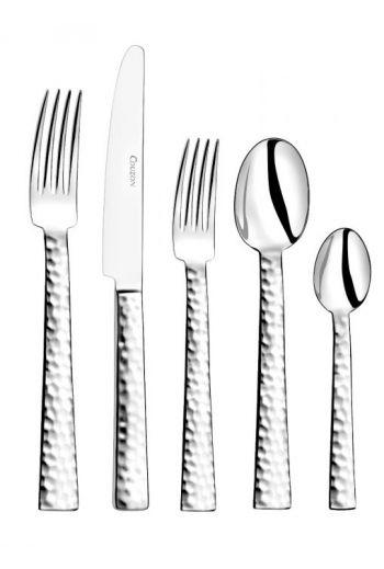Couzon Ato Hammered 5pc Place Setting