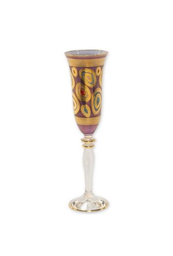 Regalia Purple Champagne Glass