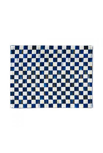 MacKenzie-Childs Royal Check Placemat - 19" wide, 14" long