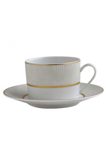 Bernardaud Sauvage Or Tea Cup and Saucer