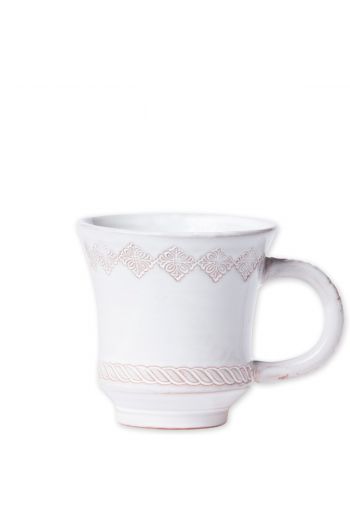 Vietri Bellezza Stone White Mug