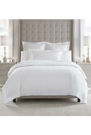 SFERRA Giza 45 Percale Queen Flat Sheet 96x114  -  Available in Ivory and White
