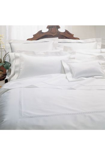 SFERRA Millesimo Full/Queen Flat Sheet 96x114 - Available Colors: Ivory and White