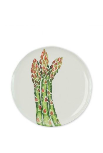 Vietri Spring Vegetables Asparagus Salad Plate